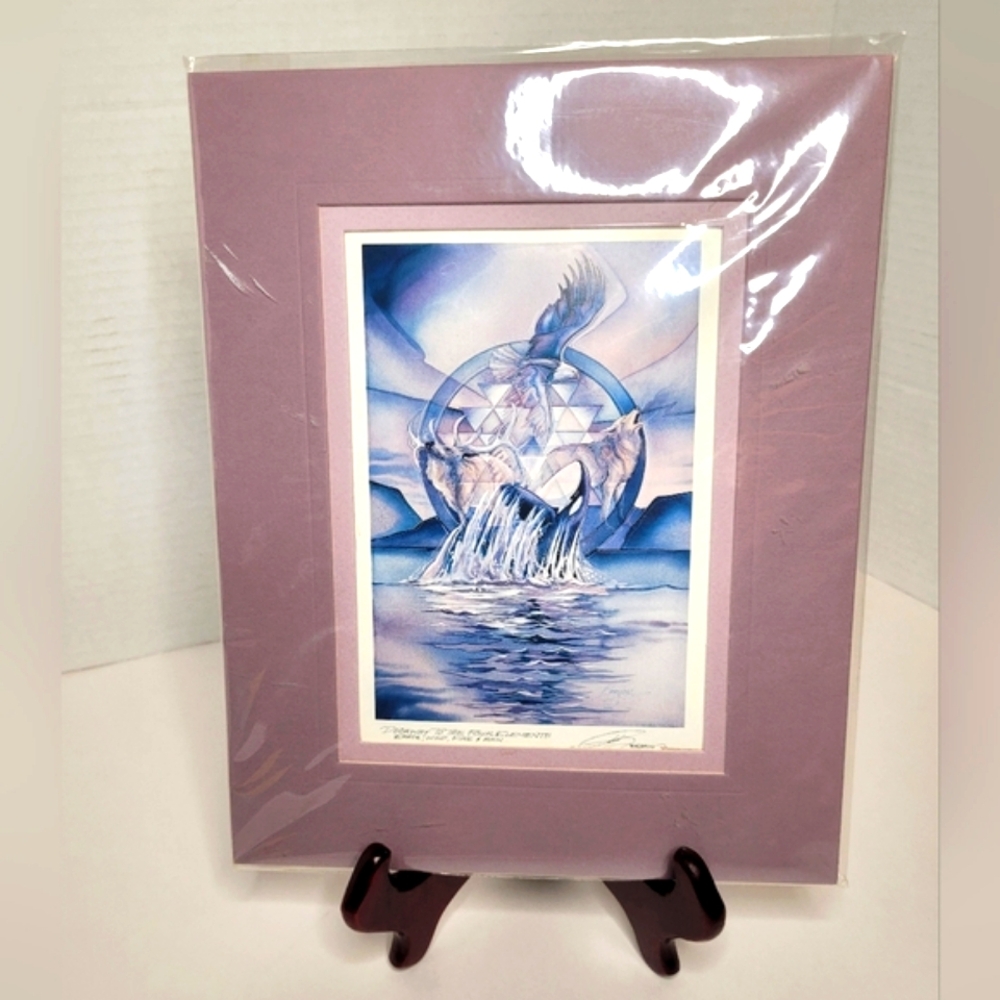 DOORWAY TO THE FOUR ELEMENTS EARTH WIND FIRE & RAIN Jody Bergsma Art Print NWT - Picture 8 of 8